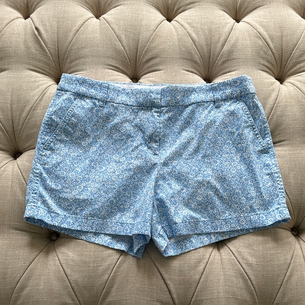 J. Crew Light Blue Floral Women's Shorts